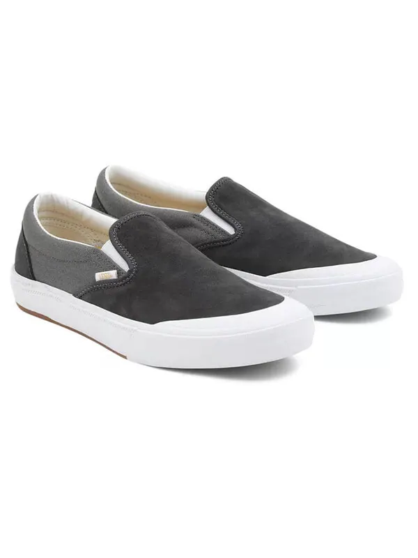 Кроссовки dan lacey x bmx slip-on 'asphalt pewter' Vans — изображение 3 из 4, серый/белый