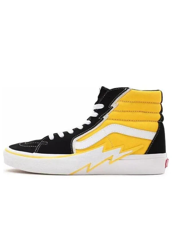 Кроссовки sk8-hi bolt 'freesia' Vans — изображение 1 из 4, черный/желтый/белый