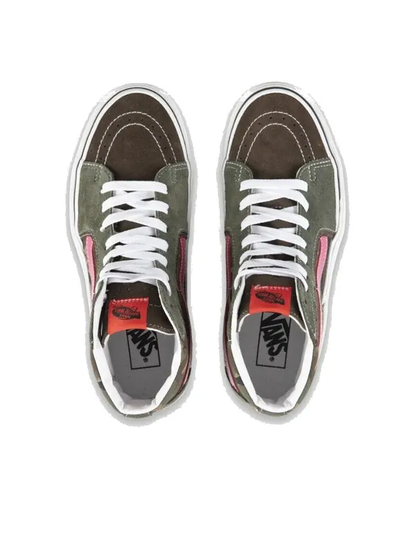 Кроссовки x aape sk8-hi volt 'green white pink' Vans — изображение 3 из 3, зеленый/розовый/белый