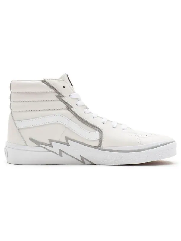 Кроссовки sk8-hi 'bolt - white' Vans — изображение 2 из 4, белый/серый