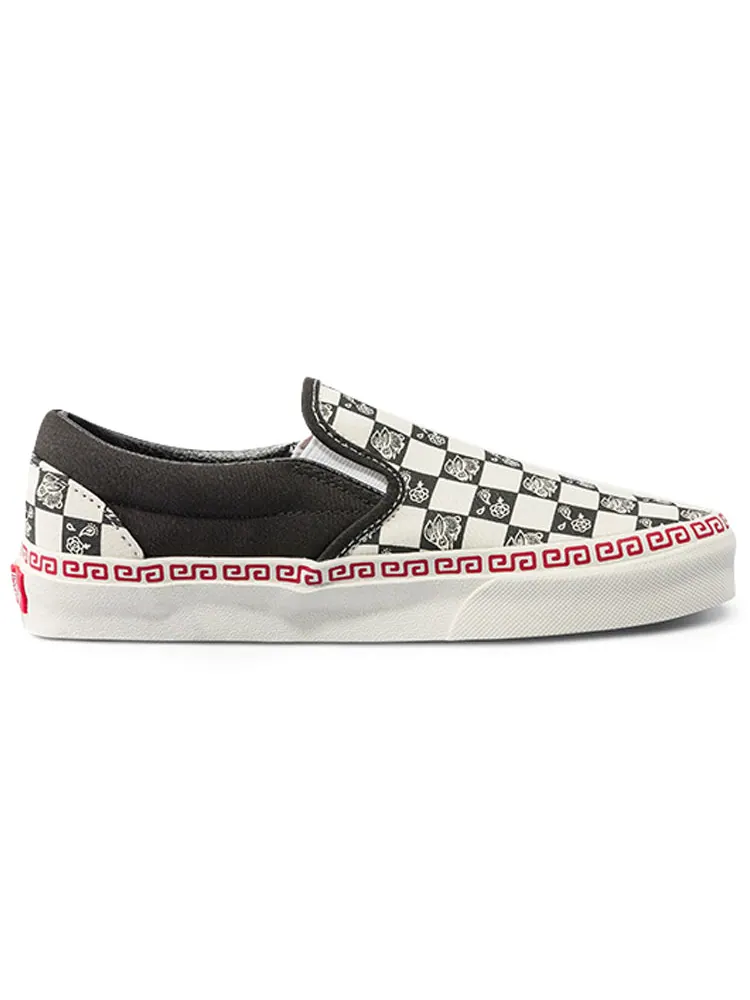 Кеды Vans Slip-On 'Black White' — изображение 2 из 5, белый