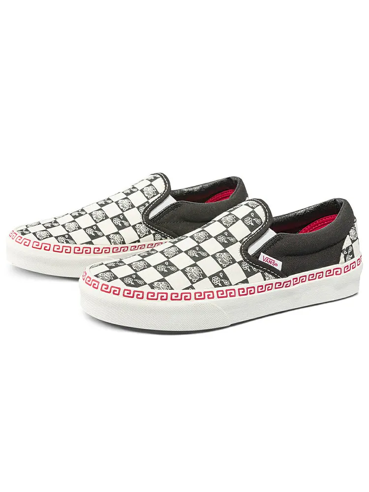 Кеды Vans Slip-On 'Black White' — изображение 3 из 5, белый