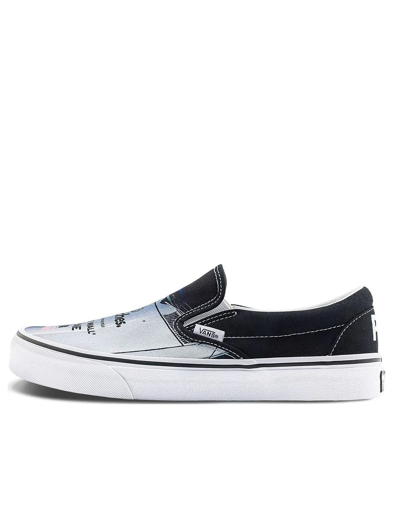 Кроссовки Vans x Peaches Classic Slip-On 'Black White' — изображение 1 из 4, черный