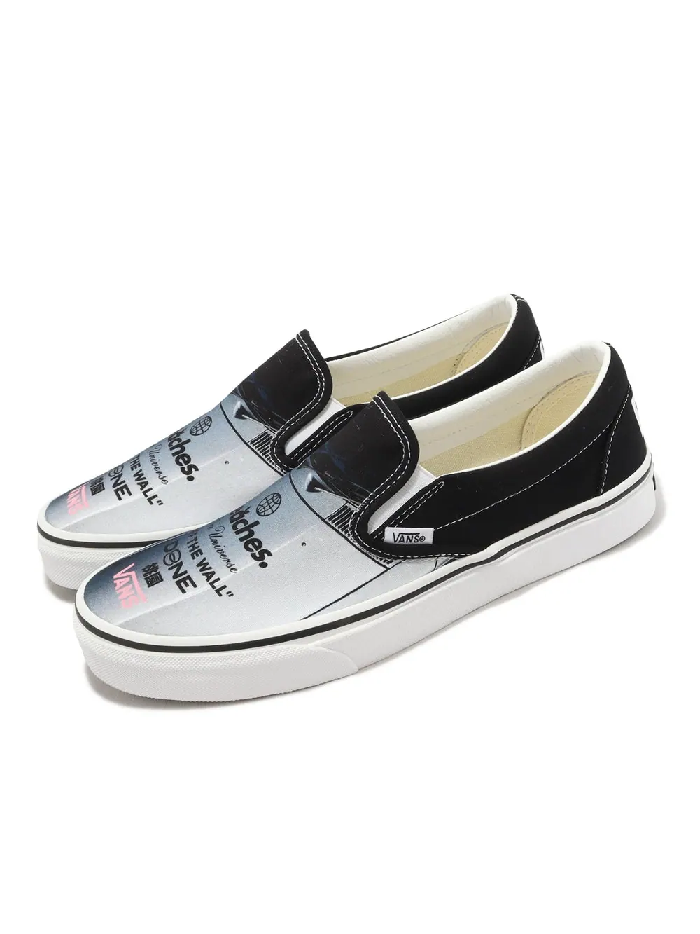 Кроссовки Vans x Peaches Classic Slip-On 'Black White' — изображение 2 из 4, черный