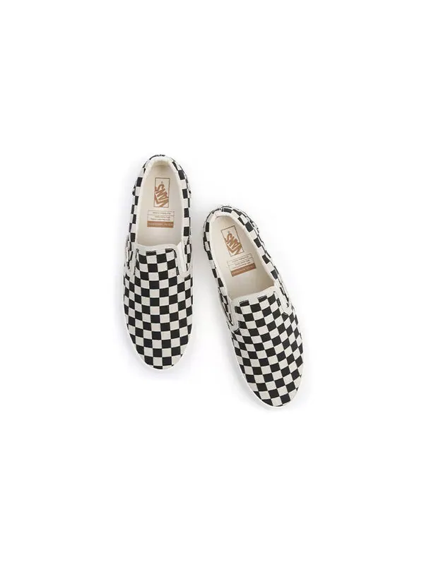 Кроссовки classic slip-on 'black white' Vans — изображение 4 из 4, черный/белый