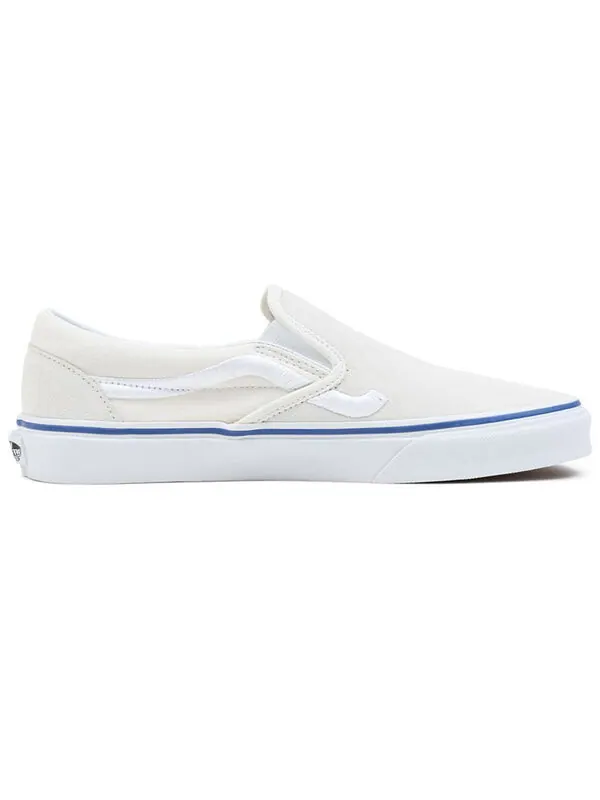 Кроссовки classic slip-on 'sidestripe marshmallow' Vans — изображение 2 из 4, белый/синий