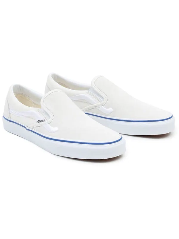 Кроссовки classic slip-on 'sidestripe marshmallow' Vans — изображение 3 из 4, белый/синий