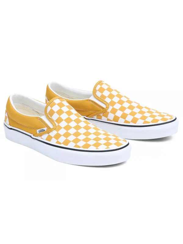 Кроссовки classic slip-on color theory 'yellow white' Vans — изображение 3 из 4, желтый/белый