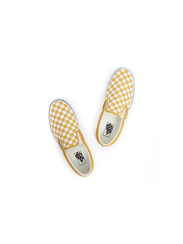 Кроссовки classic slip-on color theory 'yellow white' Vans — изображение 4 из 4, желтый/белый