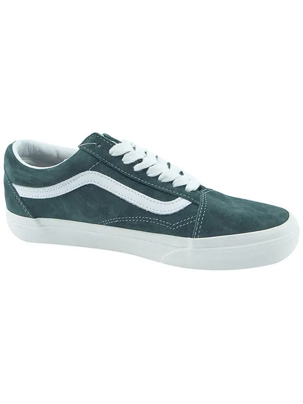 Кроссовки old skool 'jungle green' Vans — изображение 3 из 4, зеленый/белый