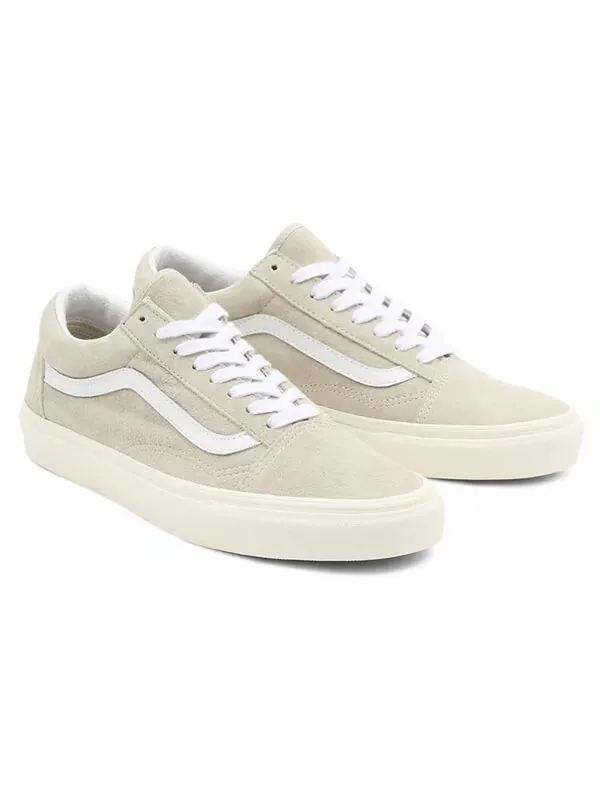 Кроссовки pig suede old skool sneakers ivory white Vans — изображение 3 из 4, белый