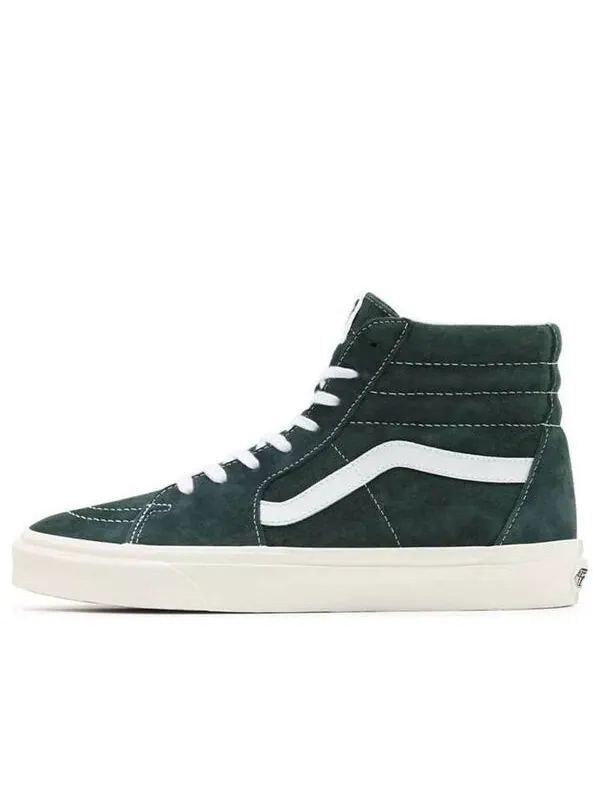Кроссовки pig suede sk8-hi sneakers green Vans — изображение 1 из 4, зеленый/белый
