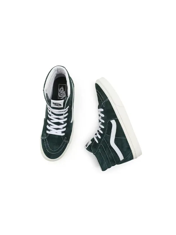 Кроссовки pig suede sk8-hi sneakers green Vans — изображение 4 из 4, зеленый/белый