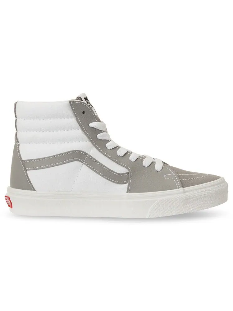 Кеды Vans SK8-HI Casual Skateboarding Shoes Unisex Gray White — изображение 2 из 4, серый