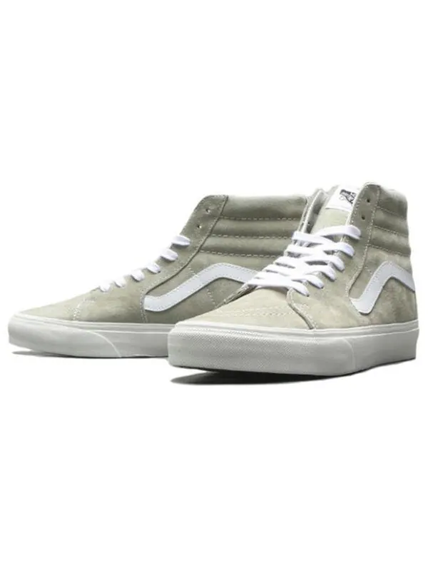 Кроссовки sk8-high-top sneakers grey/green Vans — изображение 2 из 4, серый/зеленый