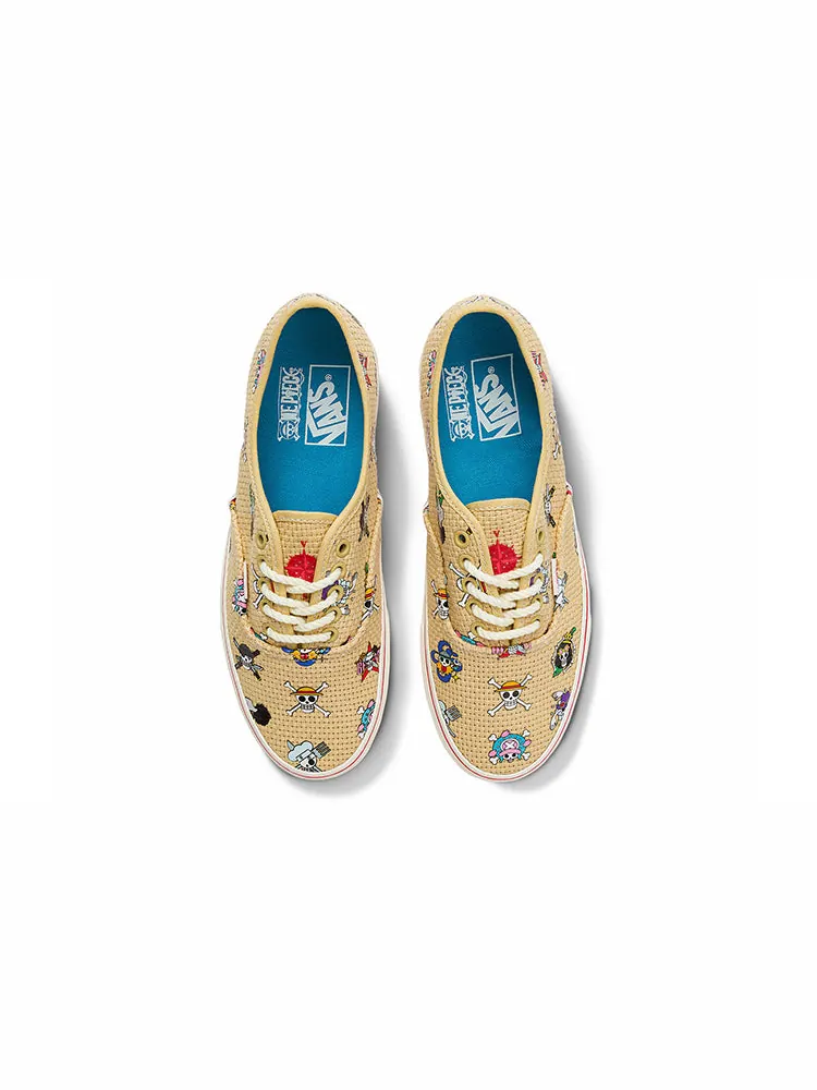 Кеды Vans One Piece x Authentic 'Straw Hat' — изображение 4 из 6, бежевый