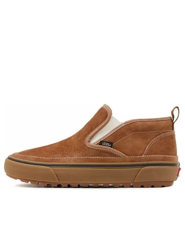 Кроссовки mid slip mte-1 sneakers brown Vans — изображение 1 из 4, коричневый