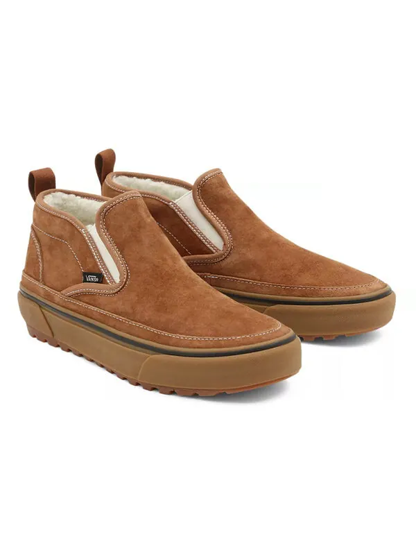 Кроссовки mid slip mte-1 sneakers brown Vans — изображение 3 из 4, коричневый