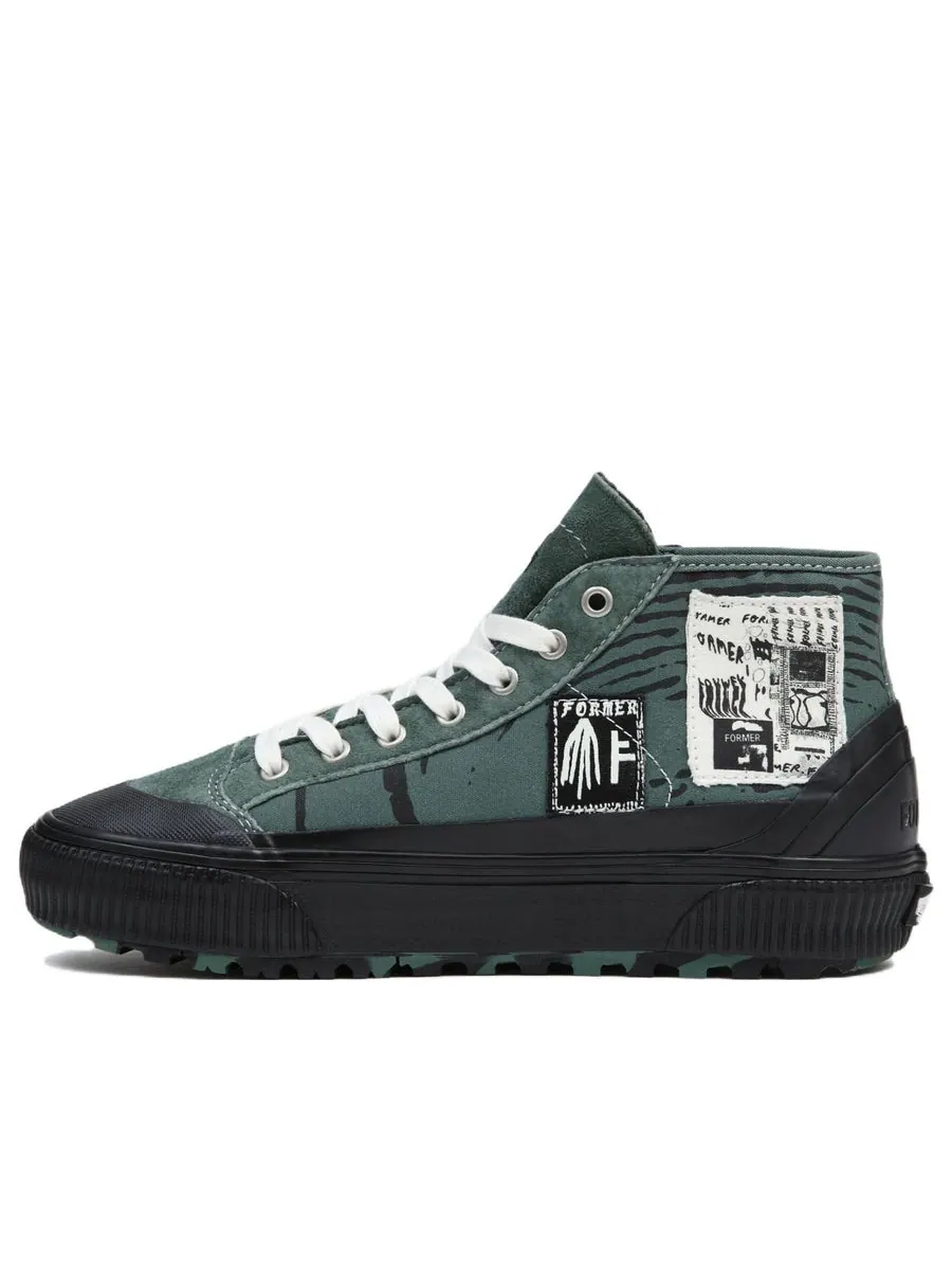 Кеды Former x Vans Destruct 'Green Black' — изображение 1 из 4, зеленый