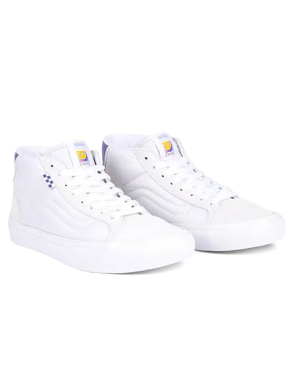 Кроссовки dime x skate mid skool ltd 'off white' Vans — изображение 3 из 4, белый