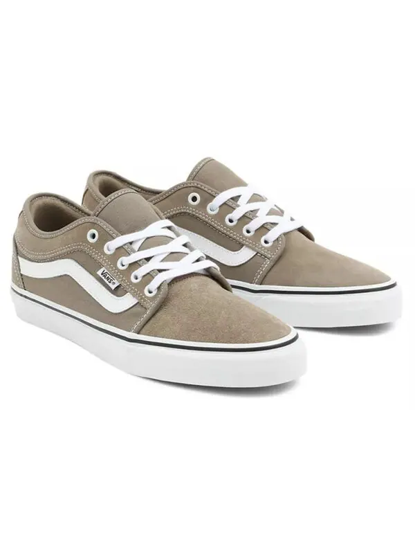 Кроссовки chukka low sidestripe sneakers khaki Vans — изображение 3 из 4, хаки