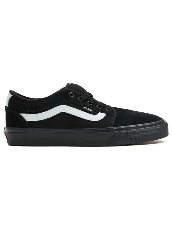 Кроссовки chukka low sidestripe 'black' Vans — изображение 2 из 4, черный/белый