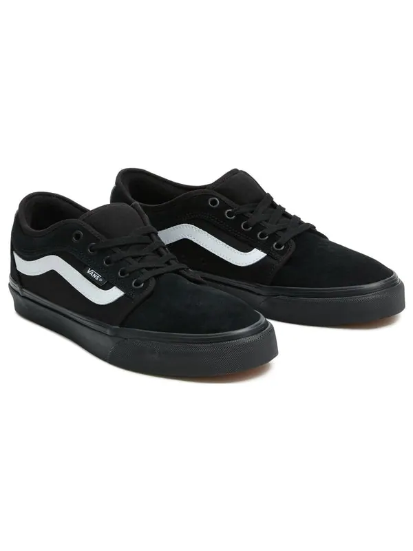 Кроссовки chukka low sidestripe 'black' Vans — изображение 4 из 4, черный/белый