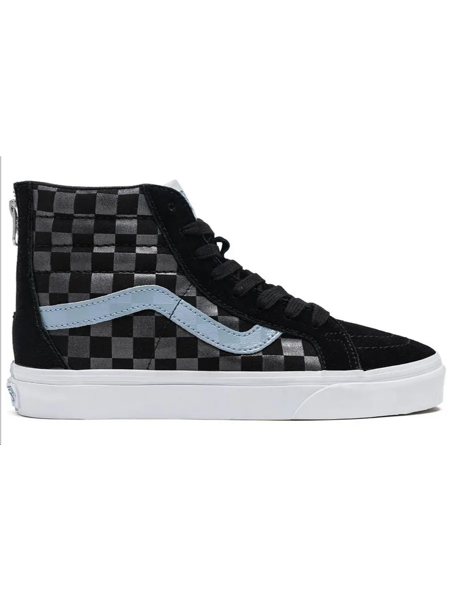Кеды Vans SK8-HI 'Black Gray Blue' — изображение 2 из 4, черный
