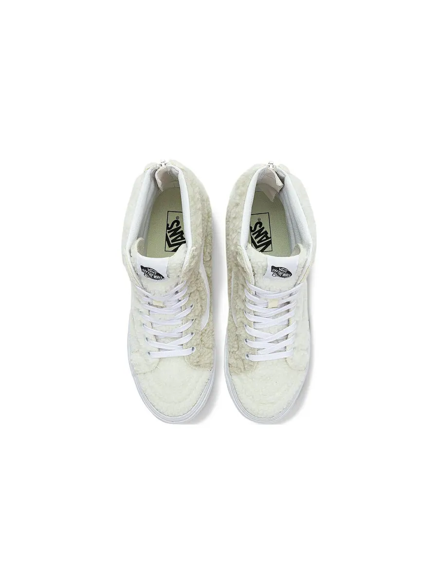 Кеды Vans SK8-Hi 'White Grey' — изображение 3 из 5, белый, серый