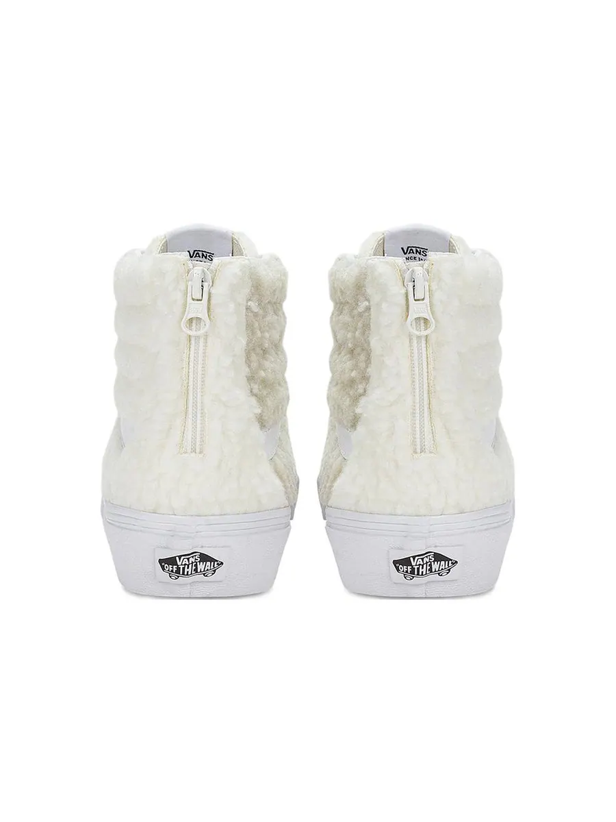 Кеды Vans SK8-Hi 'White Grey' — изображение 5 из 5, белый, серый