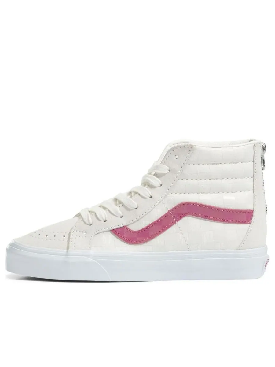 Кеды Vans SK8-HI 'Pink White' — изображение 1 из 4, белый