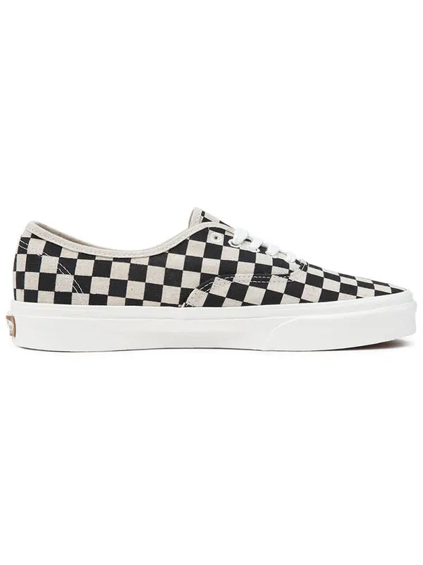 Кроссовки authentic classic casual skateboarding shoes black white Vans — изображение 2 из 4, черный/белый