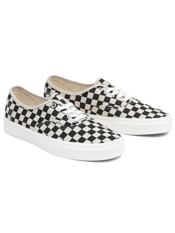 Кроссовки authentic classic casual skateboarding shoes black white Vans — изображение 3 из 4, черный/белый