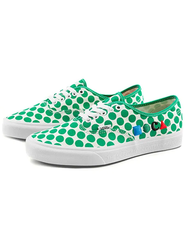 Кроссовки moca x authentic 'logo green' Vans — изображение 3 из 4, зеленый/белый