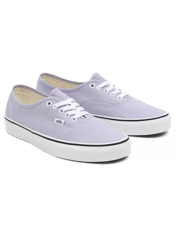 Кроссовки authentic low-top sneakers purple Vans — изображение 3 из 4, фиолетовый/белый