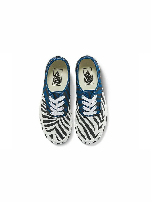 Кроссовки authentic animal low-top sneakers white/black/blue Vans — изображение 3 из 4, белый/черный/синий