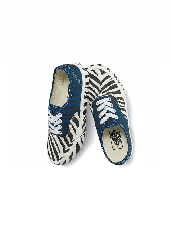 Кроссовки authentic animal low-top sneakers white/black/blue Vans — изображение 4 из 4, белый/черный/синий