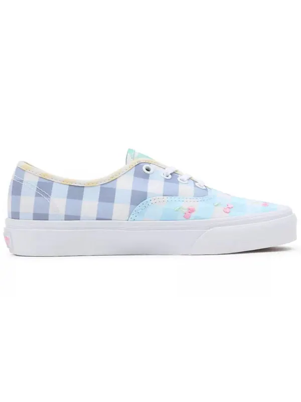 Кроссовки authentic gingham block 'blue pink yellow' Vans — изображение 2 из 4