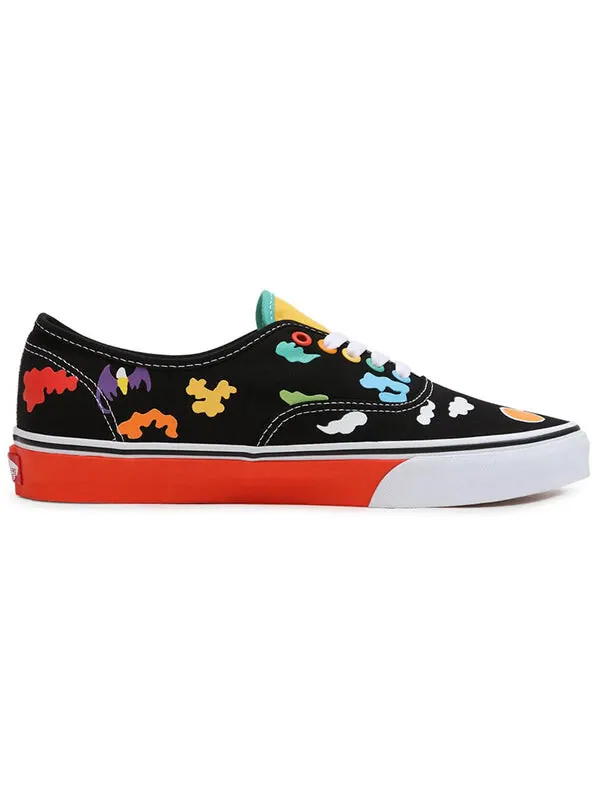 Кроссовки otw gallery authentic 'black orange' Vans — изображение 2 из 4, черный/оранжевый