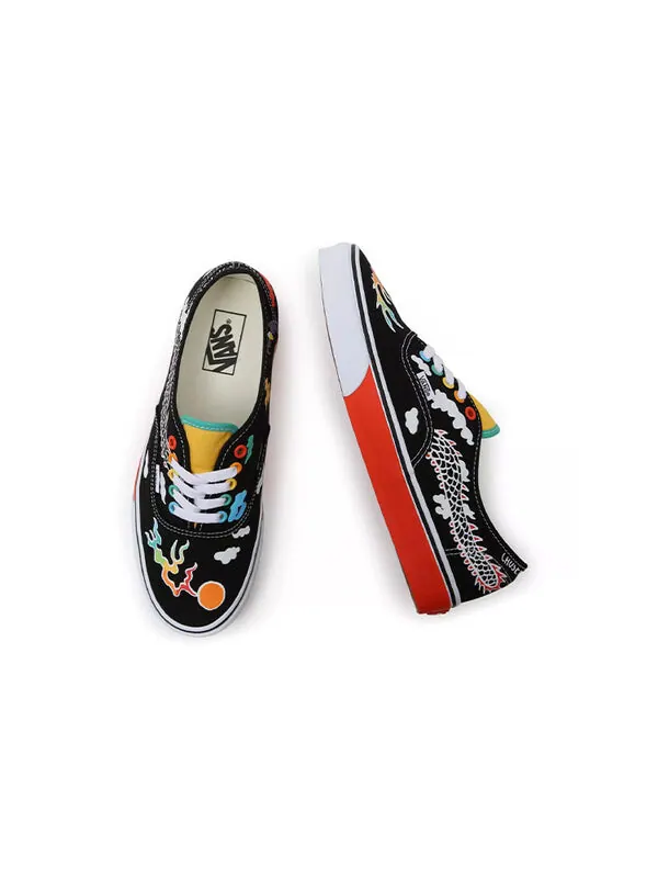 Кроссовки otw gallery authentic 'black orange' Vans — изображение 4 из 4, черный/оранжевый