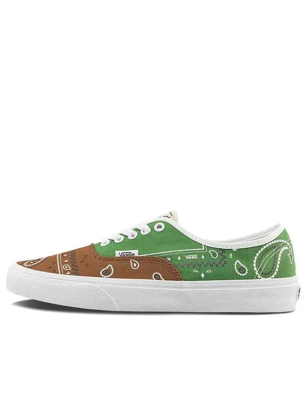 Кроссовки authentic 'peace paisley - unity' Vans — изображение 1 из 4, коричневый/зеленый