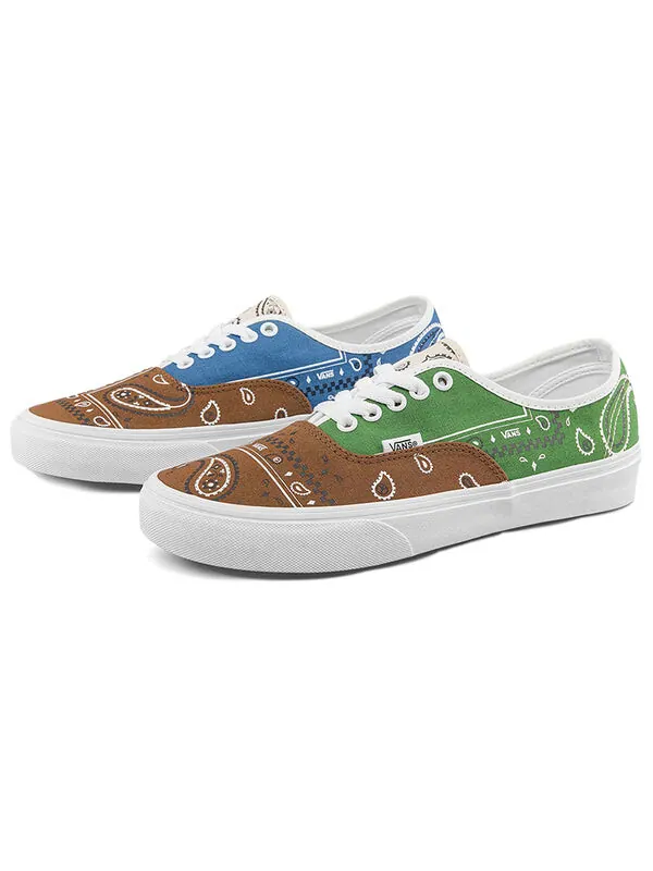 Кроссовки authentic 'peace paisley - unity' Vans — изображение 2 из 4, коричневый/зеленый