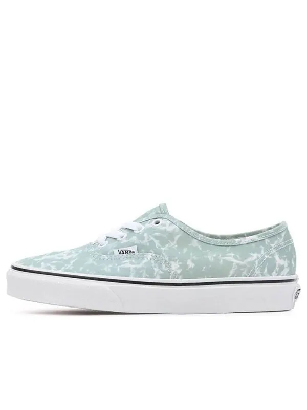 Кроссовки washes authentic low-top sneakers green Vans — изображение 1 из 4, белый