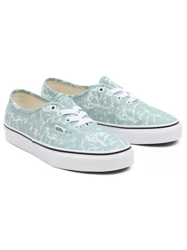 Кроссовки washes authentic low-top sneakers green Vans — изображение 3 из 4, белый