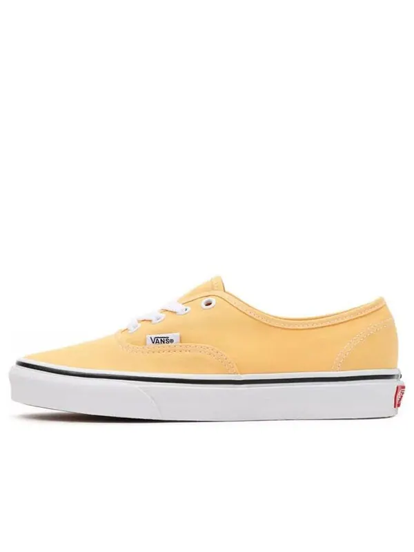 Кроссовки authentic 'flax' Vans — изображение 1 из 4, желтый/белый