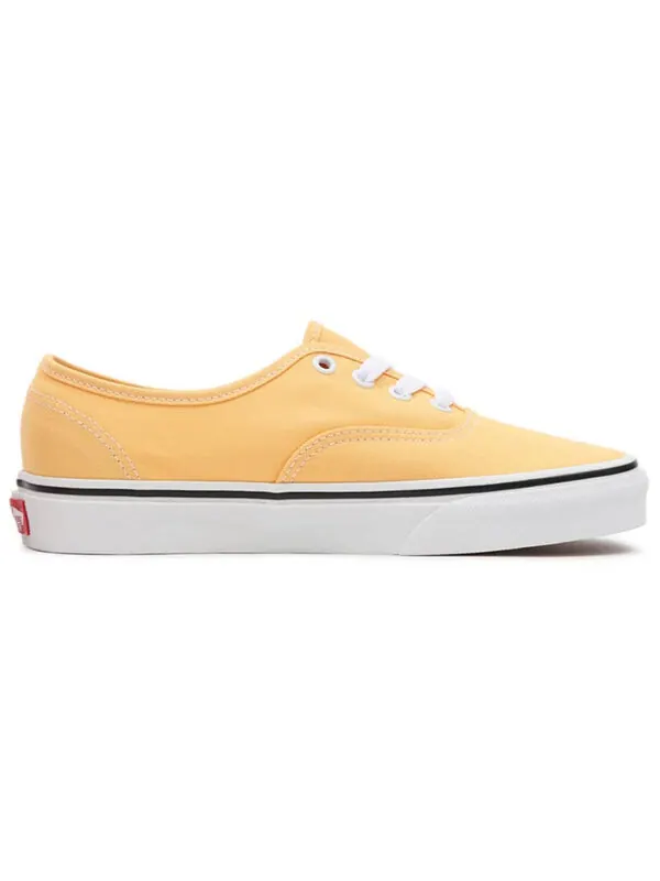Кроссовки authentic 'flax' Vans — изображение 2 из 4, желтый/белый