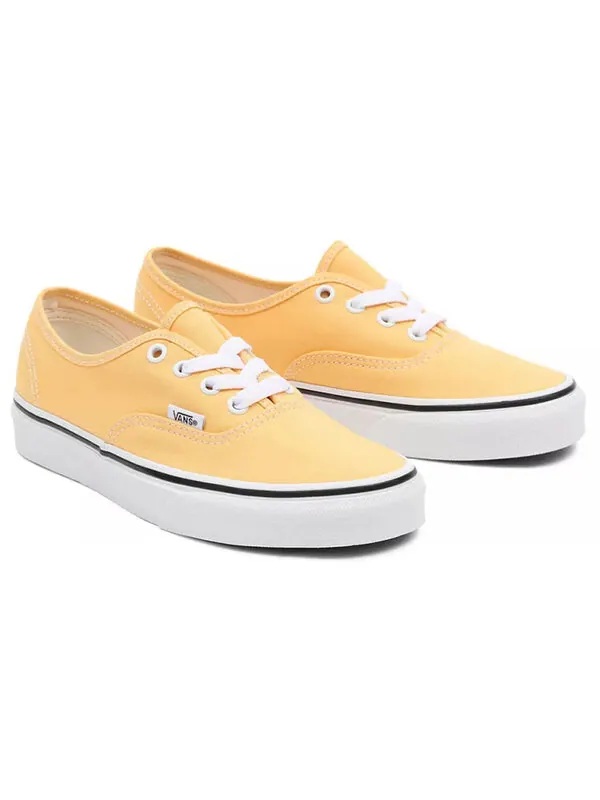Кроссовки authentic 'flax' Vans — изображение 3 из 4, желтый/белый
