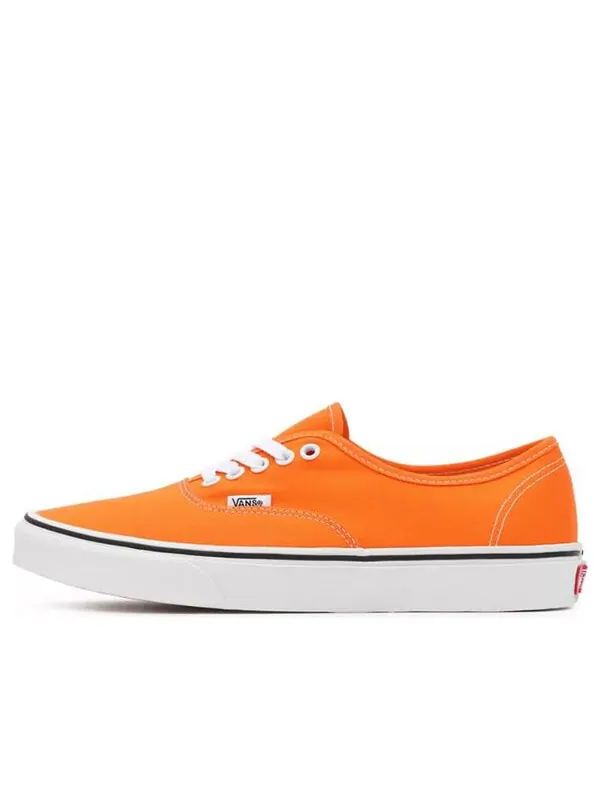 Кроссовки authentic casual fashion skate shoes orange Vans — изображение 1 из 4, оранжевый/белый