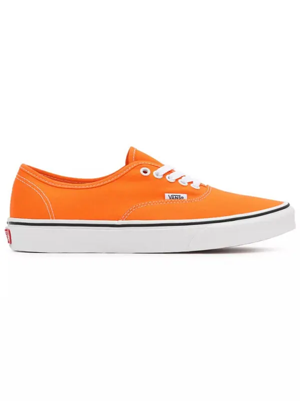 Кроссовки authentic casual fashion skate shoes orange Vans — изображение 2 из 4, оранжевый/белый