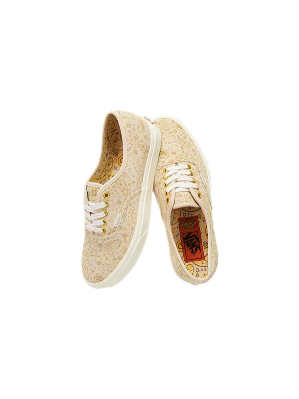 Кроссовки anderson .paak x authentic 'sand paisley' Vans — изображение 4 из 4, оранжевый